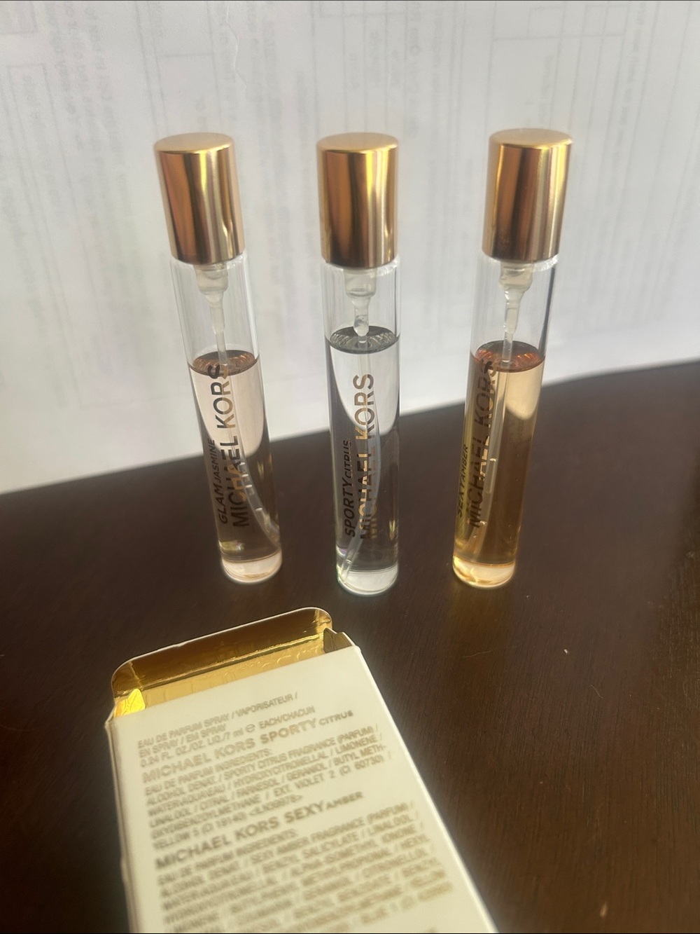 Michael Kors Mini Spray Set EDP  Please Read